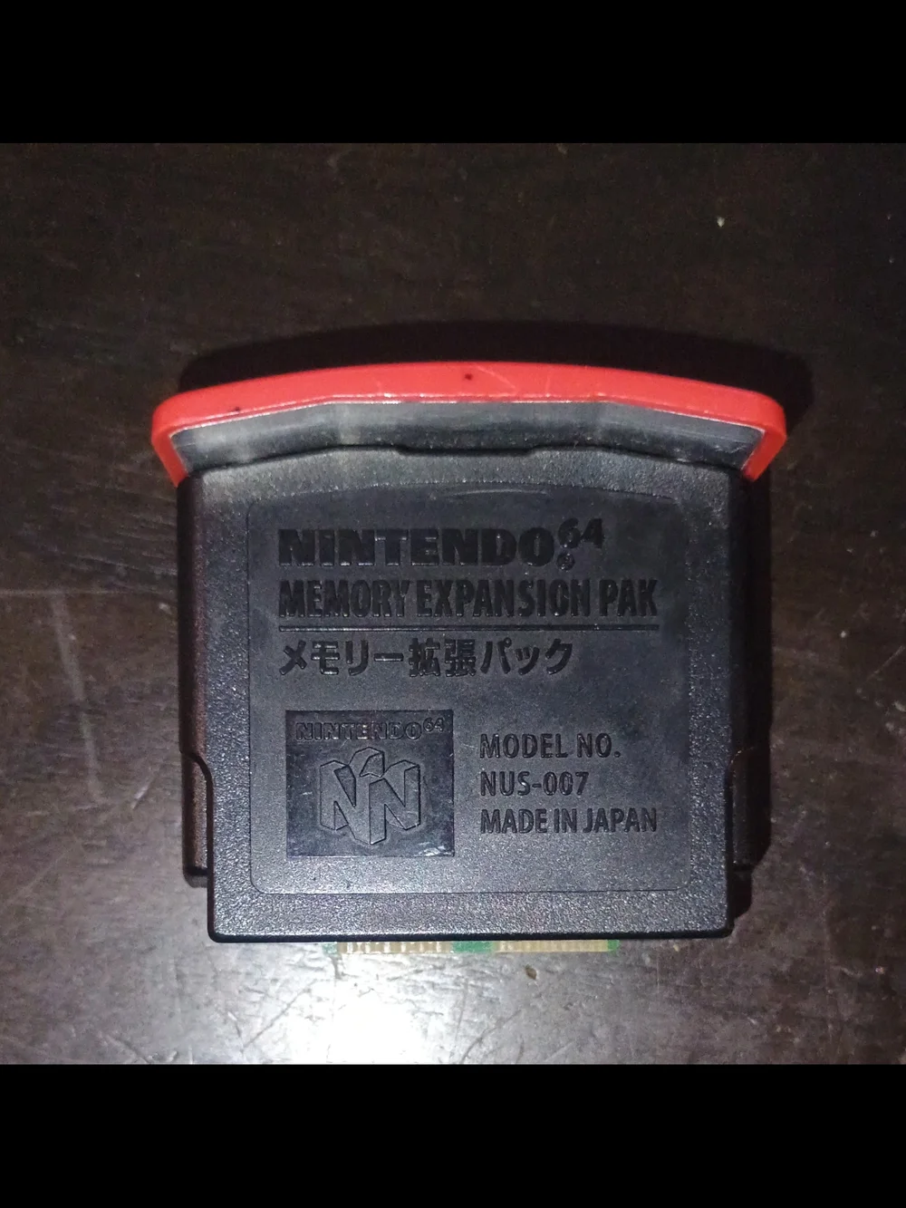 Nintendo N64 Expansion Pak - Black with Red Accent
